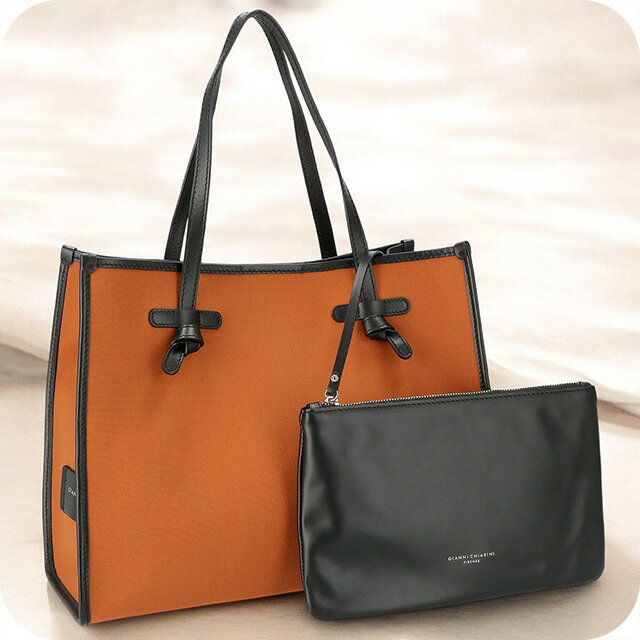 Rakuten - ジャンニキアリーニ トートバッグ レディース ブランド GIANNI CHIARINI BS 6850 CNV-SE オレンジ 軽量 手提げ 高級 おしゃれ プレゼント 女性 実用的 かわいい