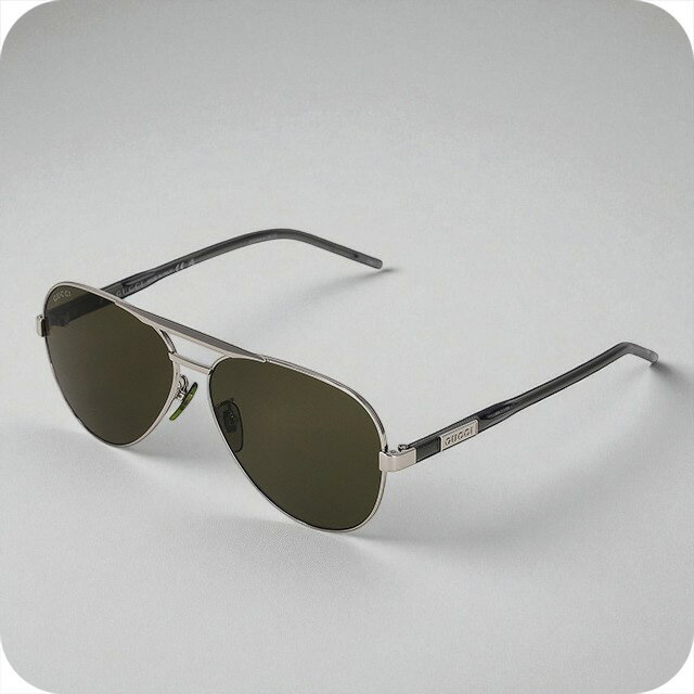 乐天商城 - グッチ サングラス メンズ ブランド GUCCI GG1163S 002 シルバー/ブラック 26830