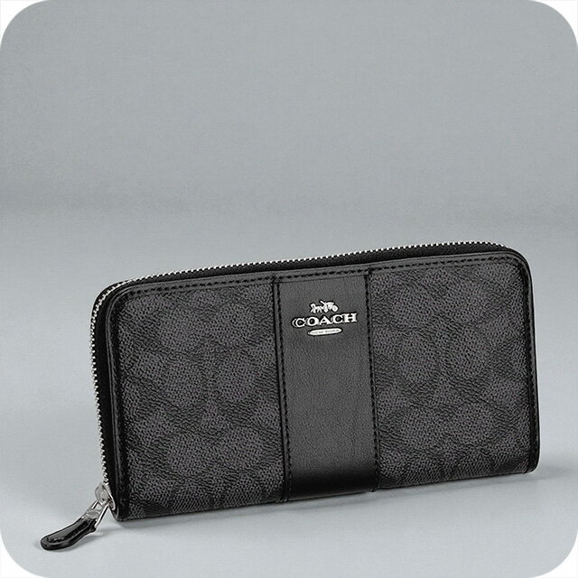 コーチ 長財布 メンズ ブランド COACH CCQ07 SVO1U ブラック ウォレット 高級 おしゃれ プレゼント 実用的