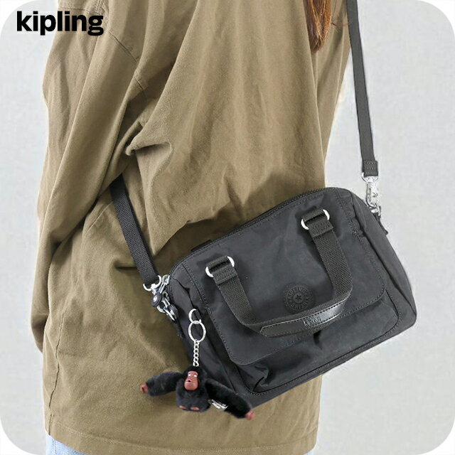 キプリング ハンドバッグ レディース ブランド Kipling KI36470DH BLACK TONAL ブラック 軽量 小さめ 手提げ 高級 おしゃれ プレゼント 女性 実用的 かわいい