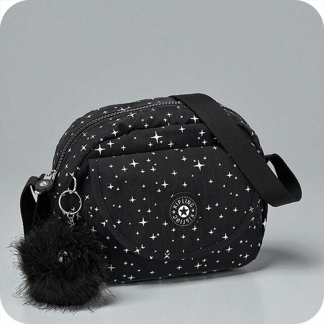 ＼店内2000円OFF+さらに9倍／ キプリング ショルダーバッグ レディース ブランド Kipling KI43241OM COSMIC TWILIGHT ブラック 斜めがけ 高級 おしゃれ プレゼント 女性 実用的 かわいい