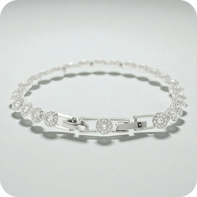 乐天商城 - スワロフスキー ブレスレット レディース ブランド SWAROVSKI 5071173 ホワイト(クリア）/シルバー 18550