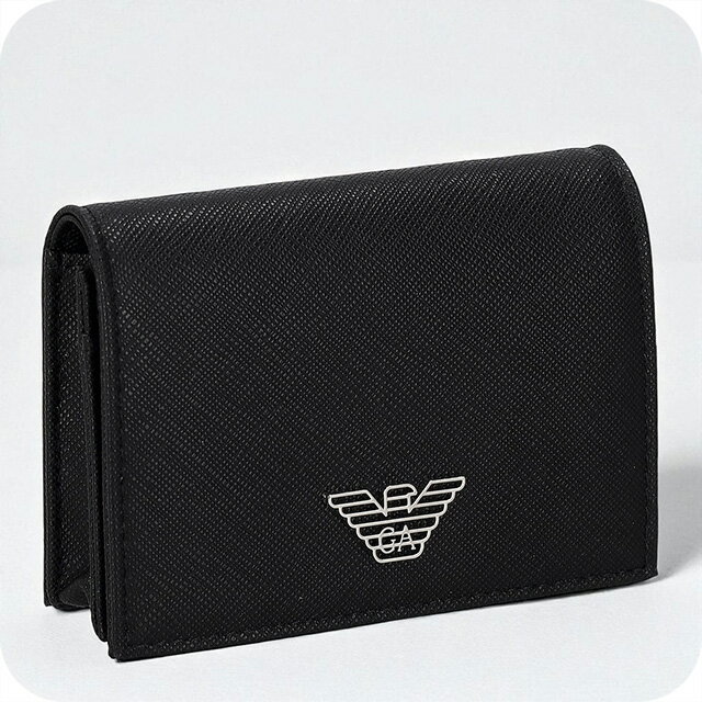 ＼2000円OFF+さらに9倍／ エンポリオ・アルマーニ 名刺入れ メンズ ブランド EMPORIO ARMANI Y4R576-Y138E 81072 ブラック 高級 おしゃれ プレゼント 実用的