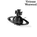 ヴィヴィアン ウエストウッド ピアス メンズ レディース ブランド Vivienne Westwood スゾン 真鍮 スタッド 片耳用 62010046-02S010 ブラック アクセサリー ビビアン