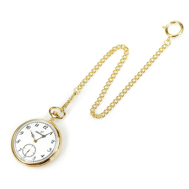 ＼2000円OFFクーポン＆さらに+9倍／ アエロウォッチ 手巻き 懐中時計 AEROWATCH 50827-JA02 ホワイト 白 スイス製
