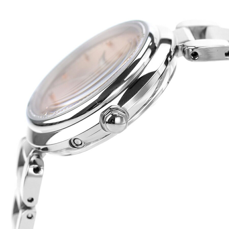 【リップケース付】 シチズン クロスシー mizu collection Titania Happy Flight 光発電エコドライブ電波 腕時計 ブランド レディース チタン 電波ソーラー CITIZEN xC ES9460-88W アナログ ピンク おしゃれ 防水 軽い 華奢 かわいい プレゼント 女性 実用的