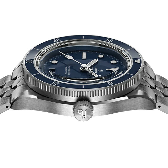 ＼10%OFFクーポン★2日10時迄／ イエマ スーパーマン Dato CMM.10 自動巻き 腕時計 ブランド メンズ YEMA 12.25.11.55.SN.M2 アナログ ブルー フランス製 おしゃれ 防水 プレゼント 男性 実用的