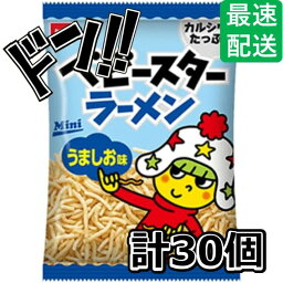 【5と0の日クーポンあり！】ベビースターラーメンうましおミニ 21g×30袋 おやつカンパニー 駄菓子 スナック 箱買い まとめ買い 味付け いろいろパック いろんな味 おつまみ レシピ キャラクター アレンジ スナック菓子 料理 おやつ