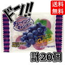 【5と0の日クーポンあり！】チューイングキャンデー グレープ 5粒×20袋 明治チューインガム ちゅーきゃん チューキャン グレープ味 ソーダ味 ぶどう サイダー 大人買い 箱買い お得 お祭り 販促品 かわいい 美味しい イベント 景品 縁日 子供