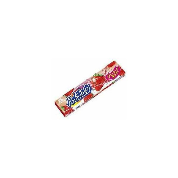 ハイチュウ ストロベリー 12本 森永 チューイングガム ソフトキャンデー 美味しい ...