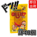 【5と0の日クーポンあり！】菓道 のしいか太郎 （40個セット） おつまみ 珍味 ちんみ 酒 大人買い イベント 縁日 祭り 子供 大人 懐かしい 昔ながら 満足 大量 駄菓子 魚肉 シート すり身 のし いか イカ