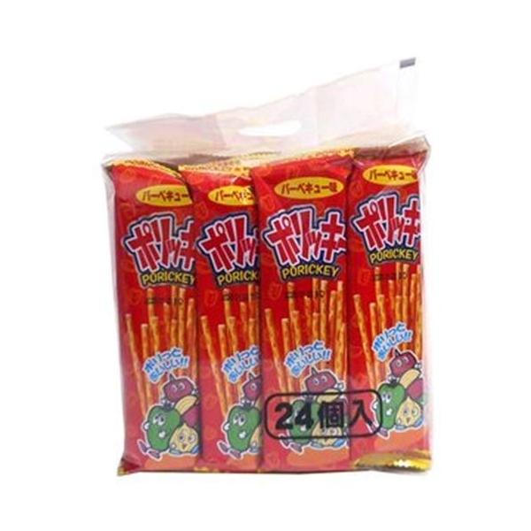 ポリッキー バーベキュー味 16g 24入 スナック菓子 定番 大人気 プレッツェル 景品 人気 縁日 イベント 子供 お菓子 駄菓子 美味しい プレゼント ギ...