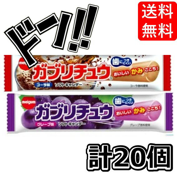 【5と0のつく日限定クーポンつき】明治チューインガム ガブリチュウ食べ比べセット グレープ コーラ(2種×各10コ) 20コ入り アソート 箱買い アソート コーラ ソーダ まとめ買い グレープ メロンソーダ ASMR 大人買い セット アレンジ