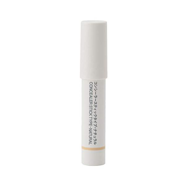 【5と0の日クーポンあり！】無印良品 コンシーラー スティックタイプ ナチュラル 3.5g メイク 下地 メイク道具 コンパクト 持ち運び カバー力 手軽 使いやすい 時短 化粧 化粧品 どこでも使える 自然に コンパクト おしゃれ オシャレのサムネイル