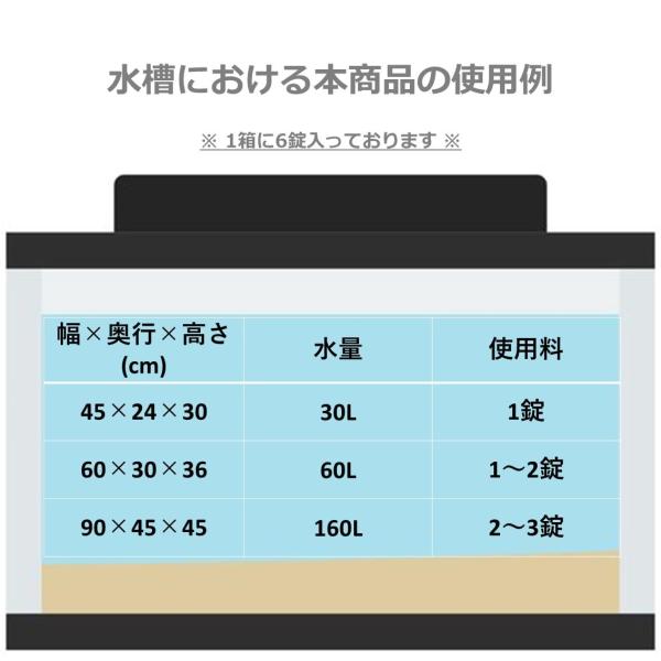 水槽用徐藻剤 ニューモンテ 3箱 (1箱6錠入...の紹介画像2