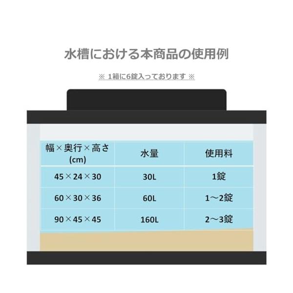 水槽用除藻剤 ニューモンテ 10箱 (1箱6錠...の紹介画像2