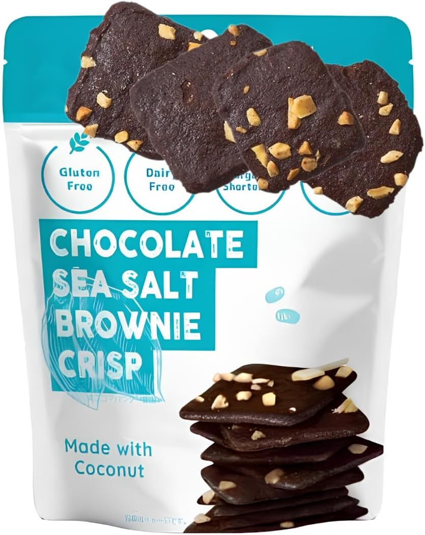 ブルーノ クリスピー ブラウニー 60g シーソルト グルテンフリー 小麦粉不使用 ココナッツ粉 ヘルシー クランチ食感 抹茶 クッキー スナック おやつ お菓子