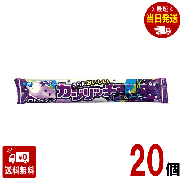 コリス カジリッチョ グレープ＆ソーダ味 （20袋入） 箱買い アソート お菓子 コーラ ソーダ まとめ買い グレープ 箱 ASMR 大人買い セット アレンジ チューインガム お得 景品 縁日 イベント 子供会