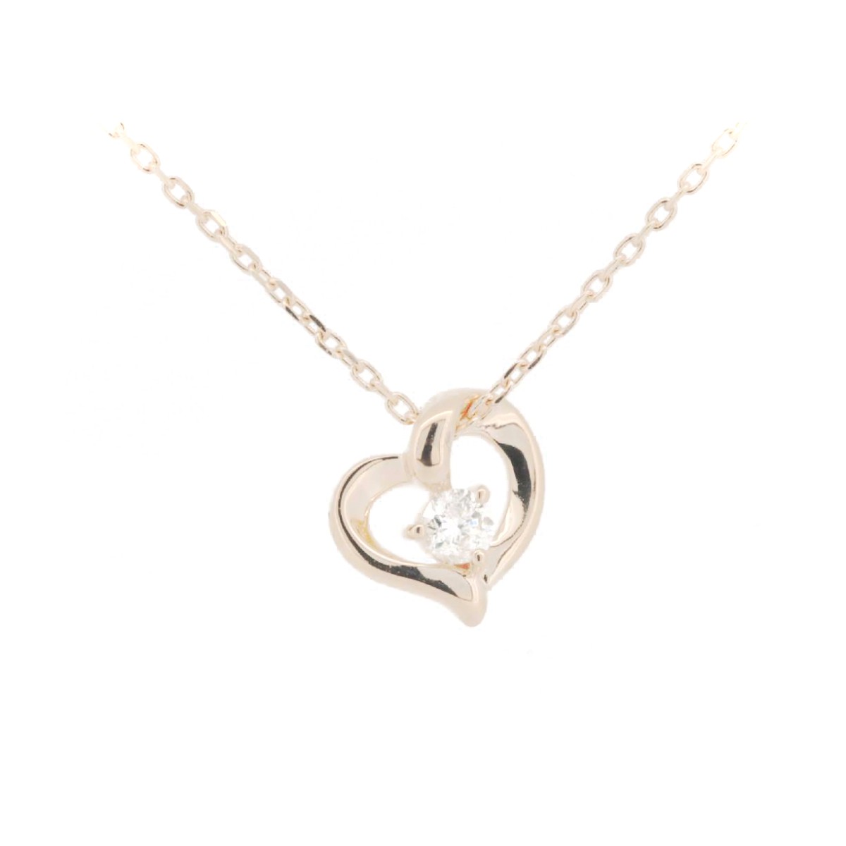 Rakuten - 【中古】 ヨンドシー ダイヤモンド ネックレス 4℃ K18PG(18金 ピンクゴールド) 質屋出品 【コンビニ受取対応商品】 ジュエリー