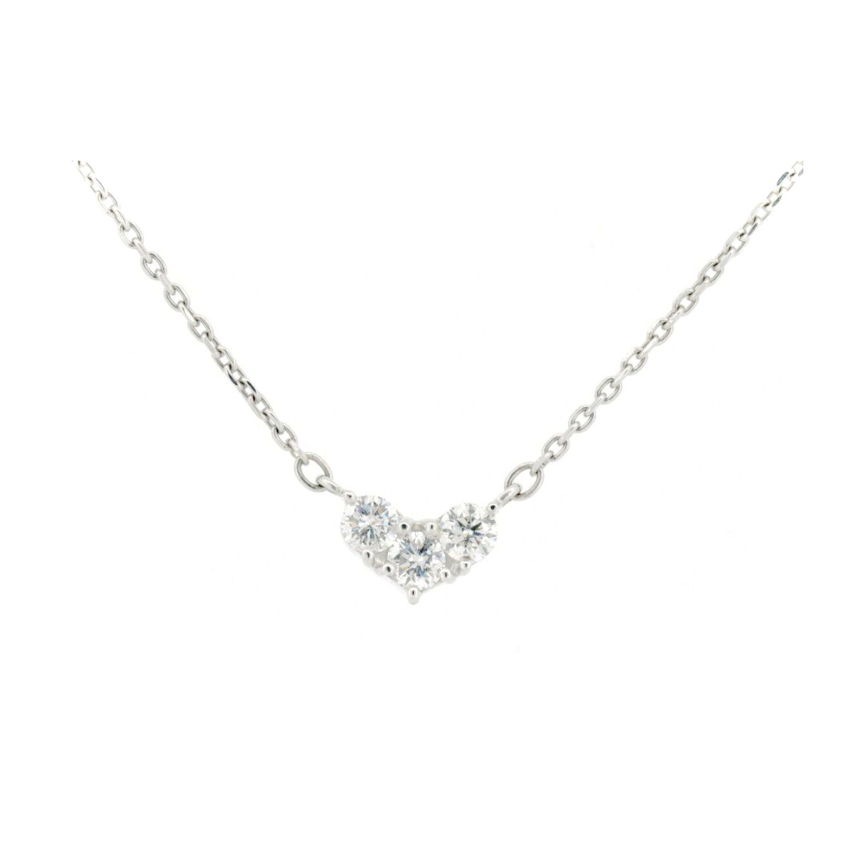 乐天商城 - 【中古】 4℃ ダイヤモンド ネックレス ヨンドシー Pt850(プラチナ) 質屋出品 【コンビニ受取対応商品】