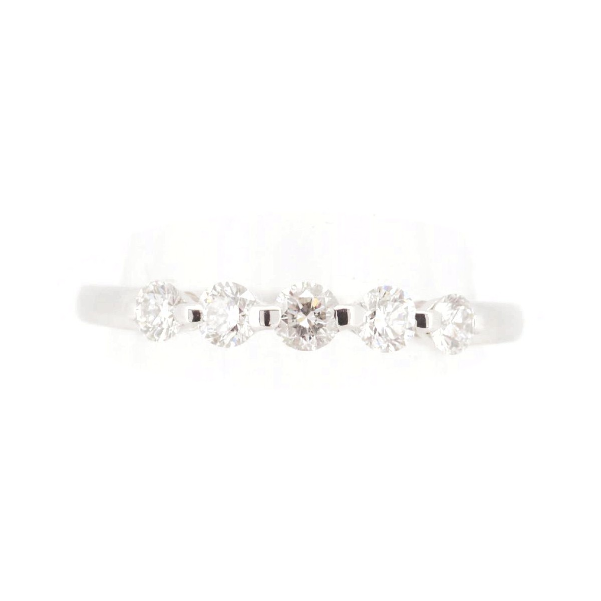乐天商城 - 【中古】 ミキモトペルリータ ダイヤモンド リング 指輪 11号 0.34ct K18WG(18金 ホワイトゴールド) 質屋出品 【コンビニ受取対応商品】 ジュエリー