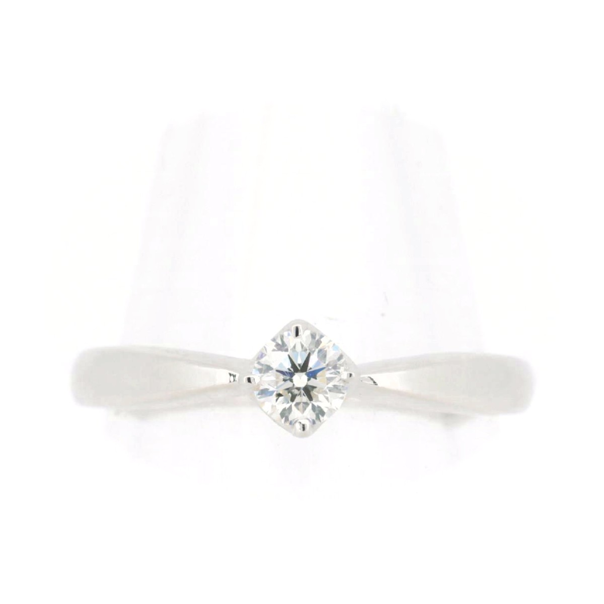 乐天商城 - 【中古】 ヴァンドーム青山 ダイヤモンド リング 指輪 9号 0.20ct Pt950(プラチナ) 質屋出品 【コンビニ受取対応商品】 ジュエリー
