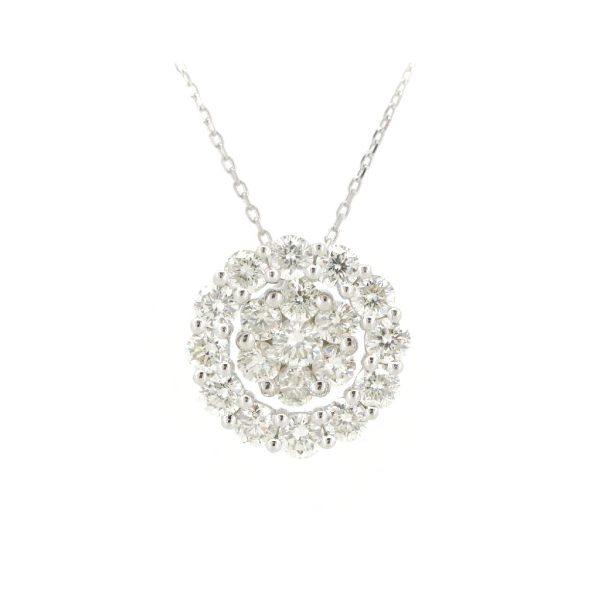 Rakuten - 【中古】 GSTV ダイヤモンド ネックレス 0.35ct 0.65ct Pt950(プラチナ)/Pt850(プラチナ) 質屋出品 【コンビニ受取対応商品】 ジュエリー