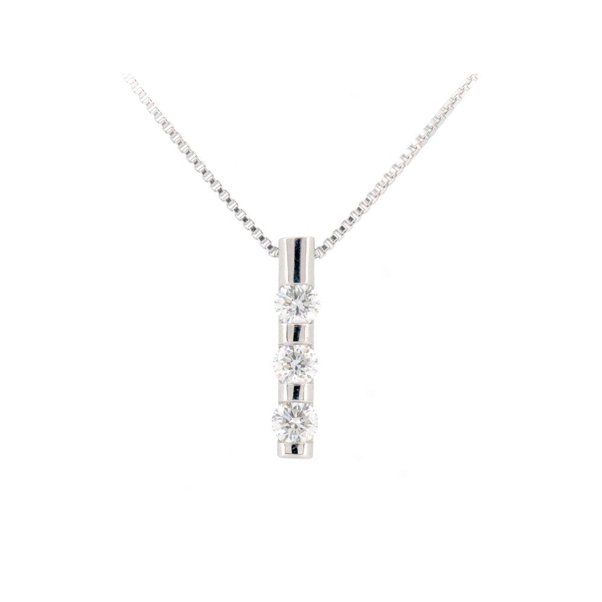 Rakuten - 【中古】 ヴァンドーム青山 ダイヤモンド ネックレス 0.30ct Pt950(プラチナ) /Pt850(プラチナ) 質屋出品 【コンビニ受取対応商品】 ジュエリー