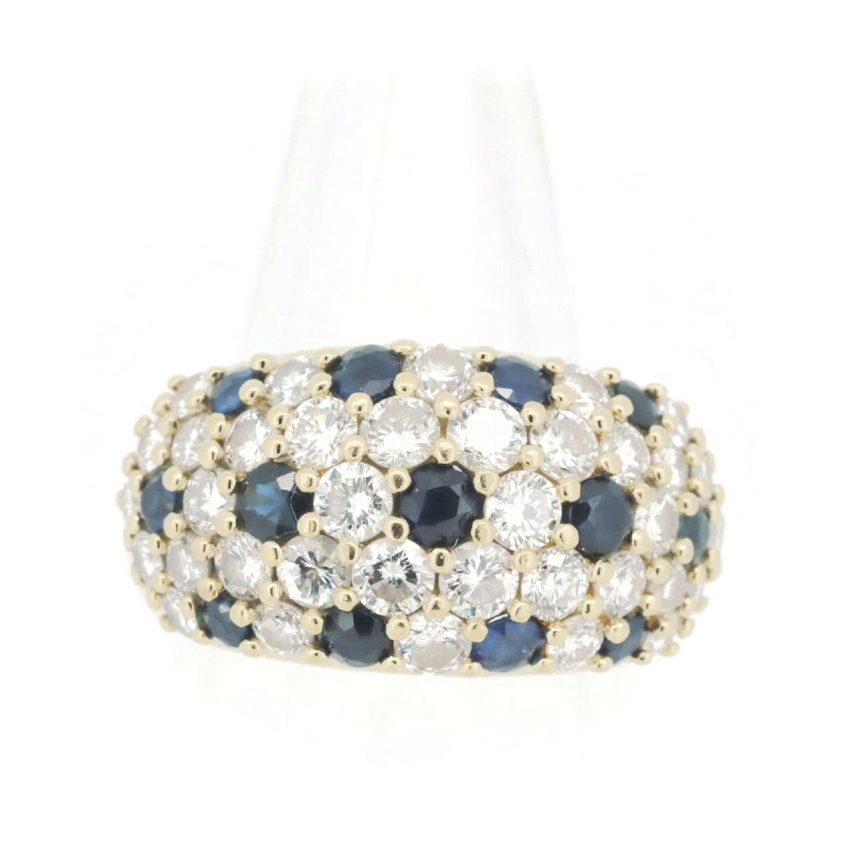 Rakuten - 【中古】 ゲインズボロー サファイア ダイヤモンド リング 指輪 10.5号 1.00ct D2.13ct K18YG(18金 イエローゴールド) 質屋出品 【コンビニ受取対応商品】 ジュエリー