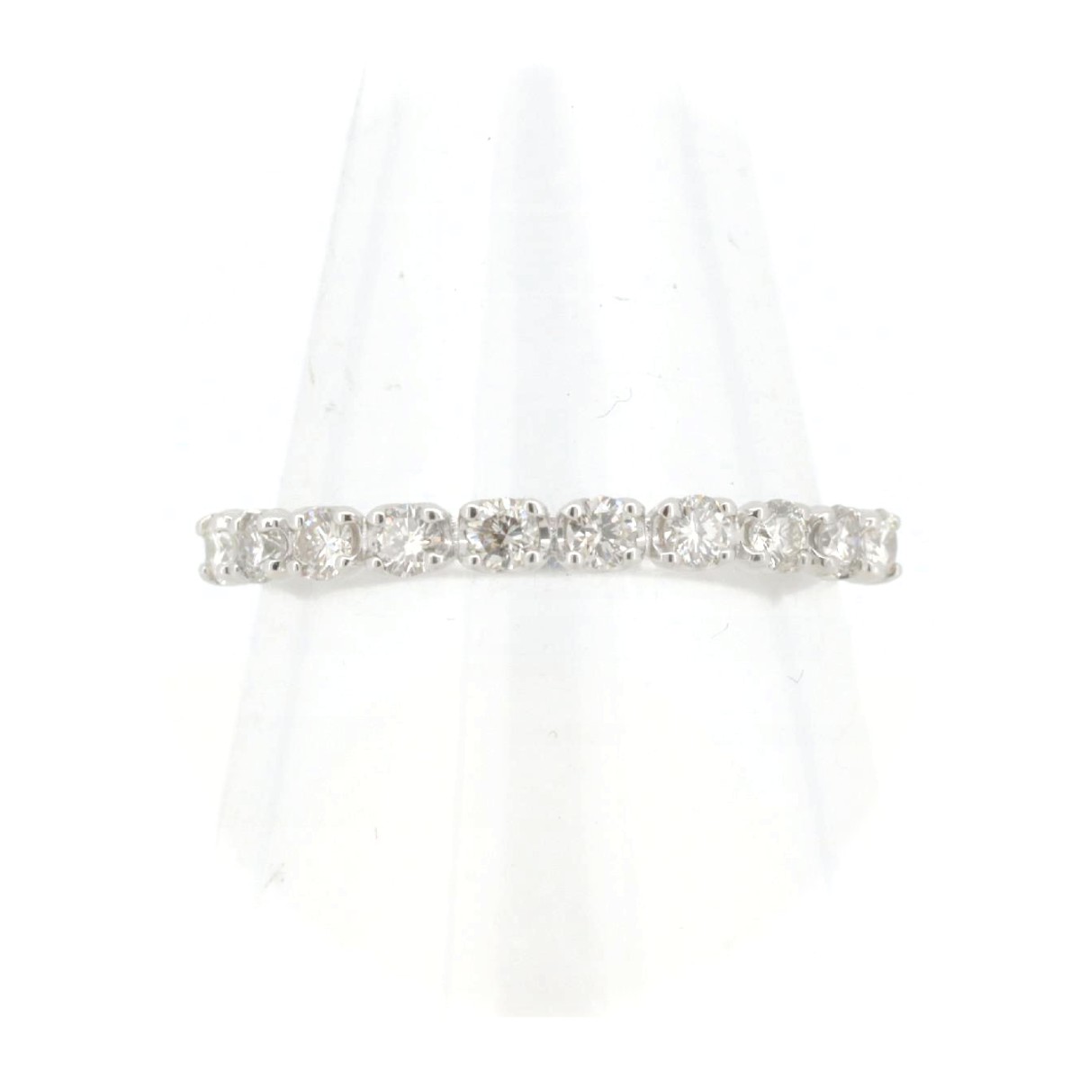 【中古】 組曲 ハーフエタニティダイヤモンド リング 指輪 15.5号 0.43ct Pt900(プ...