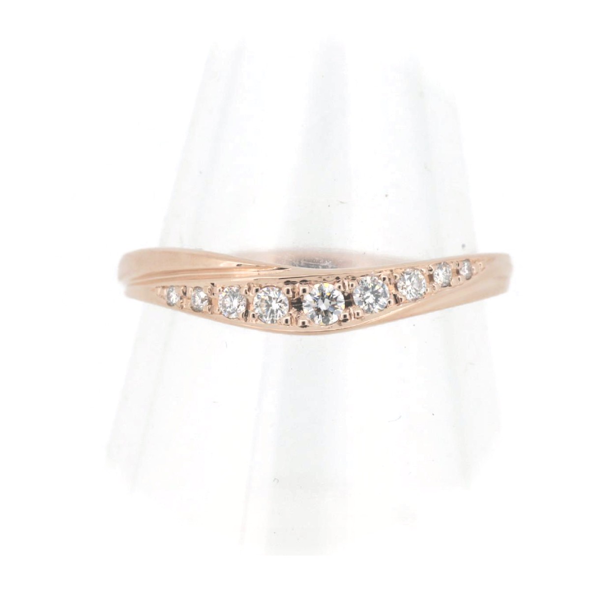 Rakuten - 【中古】 スタージュエリー ダイヤモンド リング 指輪 11号 0.10ct K18PG(18金 ピンクゴールド) 質屋出品 【コンビニ受取対応商品】 ジュエリー