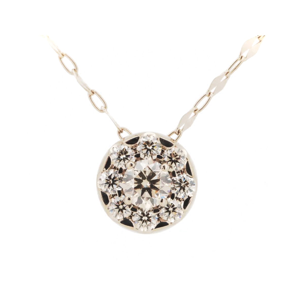 Rakuten - 【中古】 カシケイ ダイヤモンド ネックレス 0.30ct 0.30ct K18YG(18金 イエローゴールド) 質屋出品 【コンビニ受取対応商品】 ジュエリー