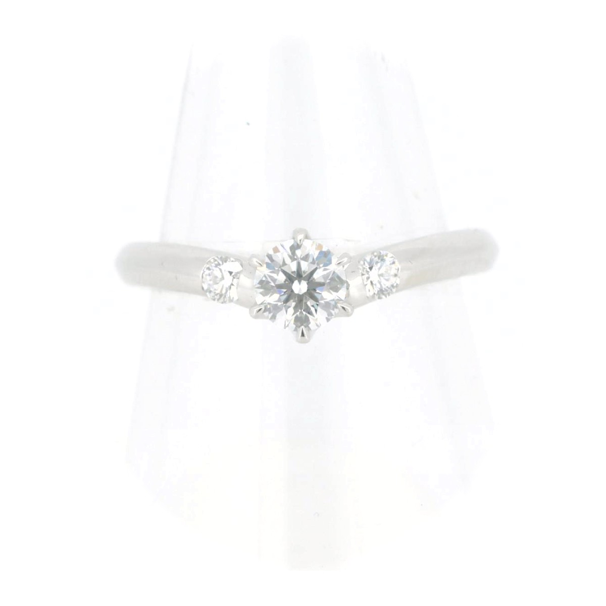乐天商城 - 【中古】 ラザールダイヤモンド ダイヤモンド リング 指輪 9.5号 0.34ct 0.10ct Pt950(プラチナ) 質屋出品 【コンビニ受取対応商品】 ジュエリー