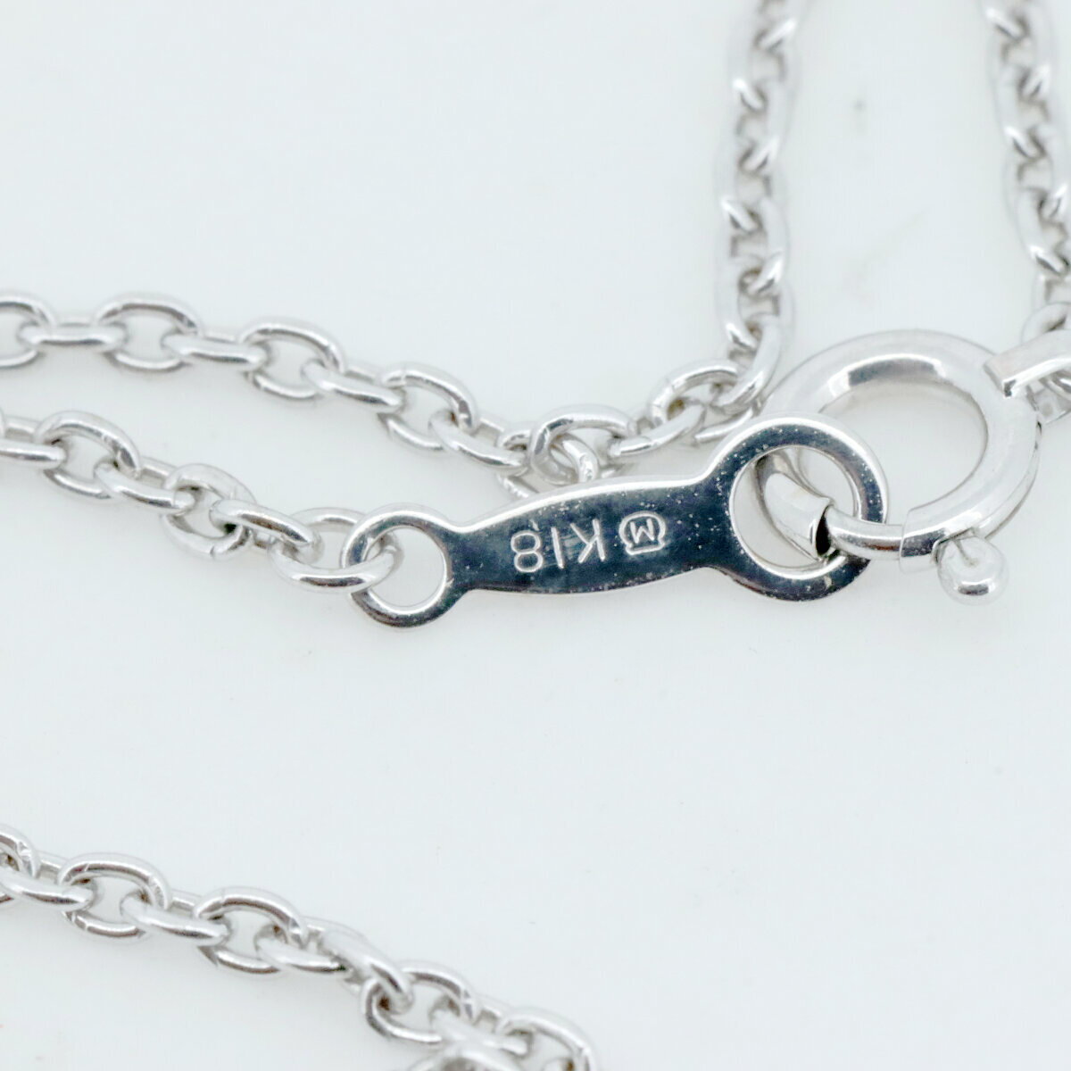 中古 ミキモト パール ダイヤモンド ネックレス K18WG(18金 ホワイトゴールド) 質屋出品 コンビニ受取対応商品 ジュエ 7saito-10009998 質 サイトウ サンプル画像3