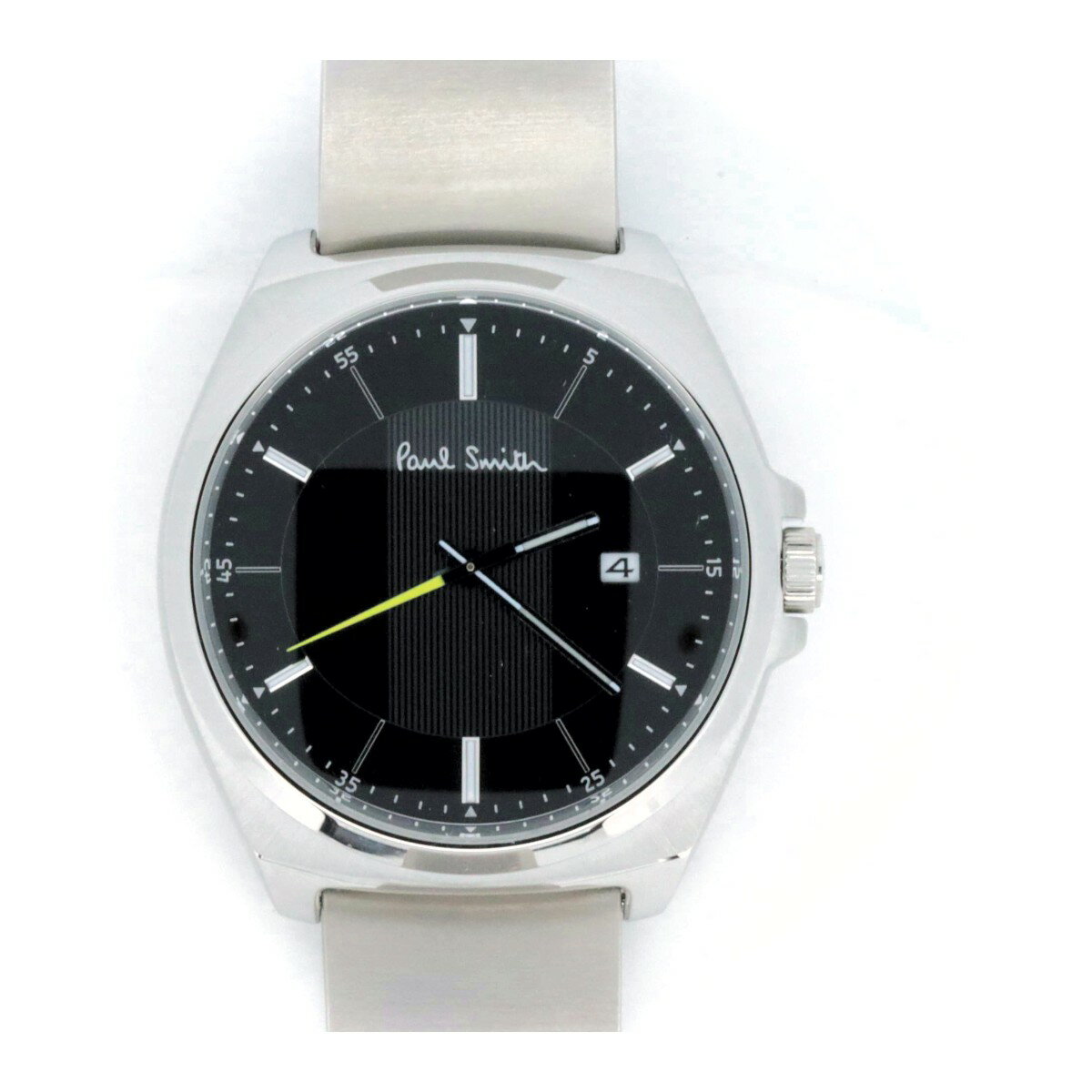 【中古】 ポールスミス クローズドアイズ メンズ腕時計 1116-T020433 黒 質屋出品 【コンビニ受取対応商品】