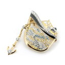 【中古】 石川暢子 航海モチーフ ダイヤモンド ペンダントブローチ 0.67ct K18/PT900 質屋出品 【コンビニ受取対応商品】 ジュエリー