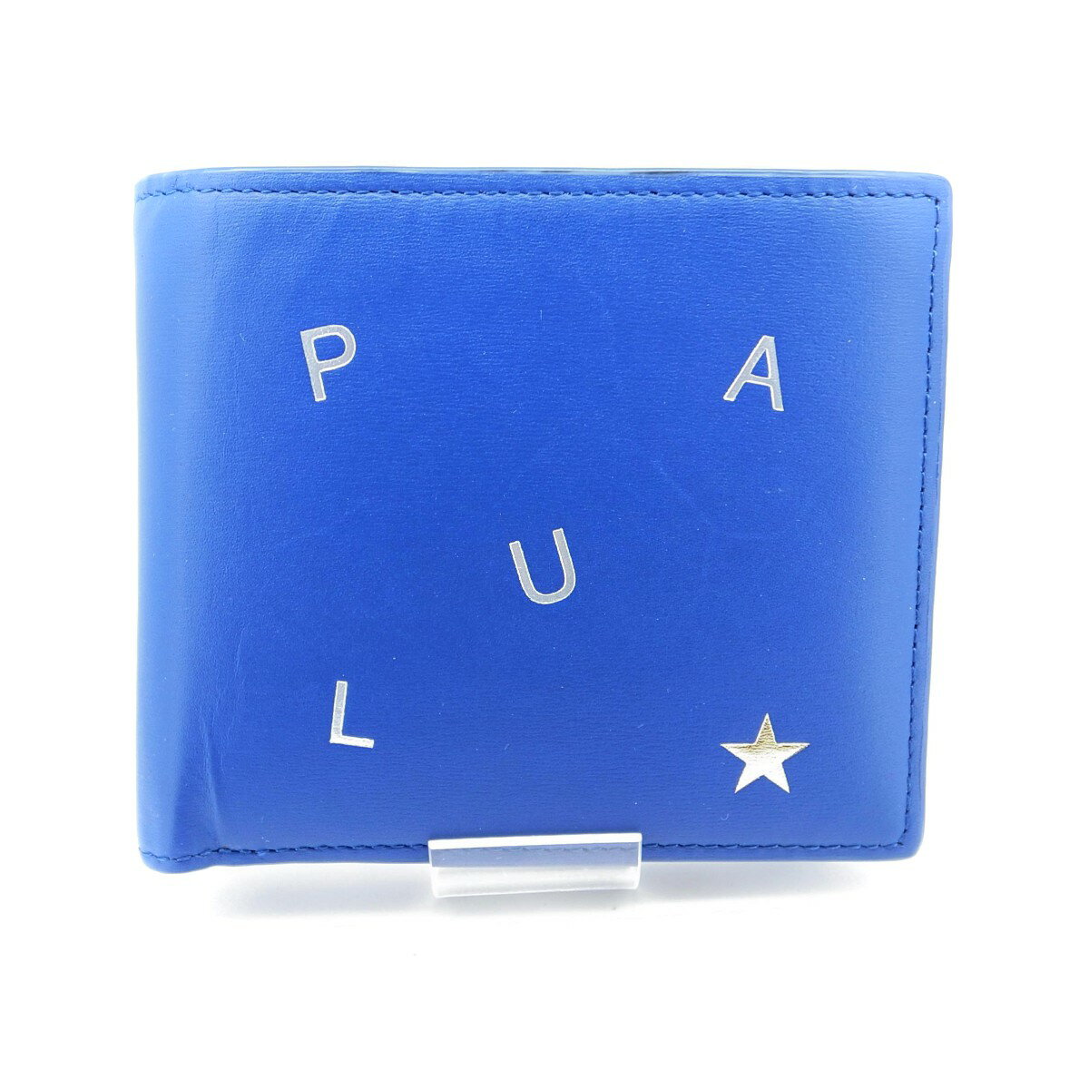 Rakuten - 【中古】 ポールスミス 2つ折り財布小銭入れ付 PSQ200 メンズ 青 質屋出品 【コンビニ受取対応商品】