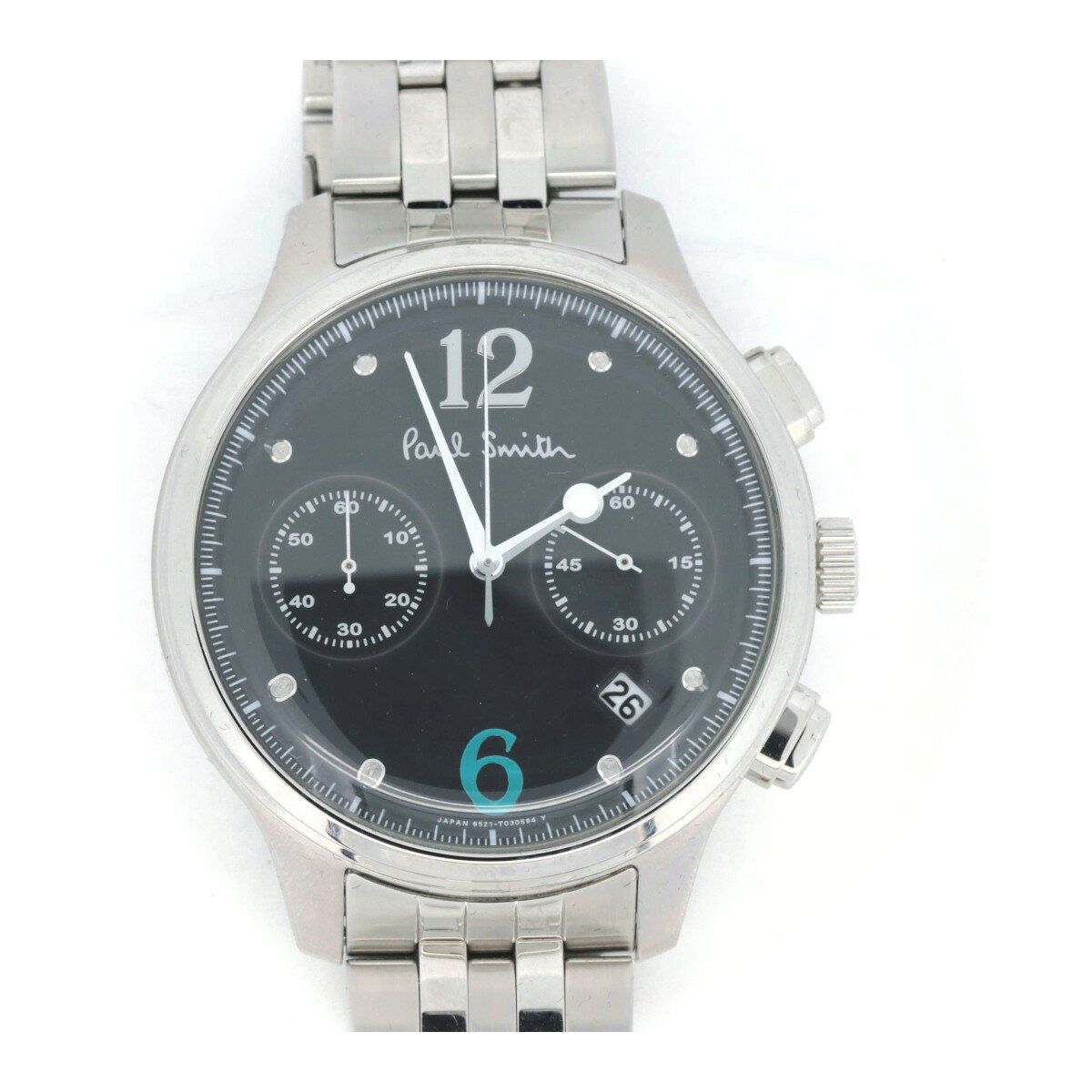 【中古】 ポールスミス シティークラシック BX2-019 メンズ 腕時計 ブラック 質屋出品 【コンビニ受取対応商品】