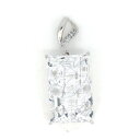 【中古】 K18WG(18金 ホワイトゴールド) ザゲニティック クォーツ ダイヤモンド ペンダント 19.66ct 0.11ct 質屋出品 【コンビニ受取対応商品】 ジュエリー