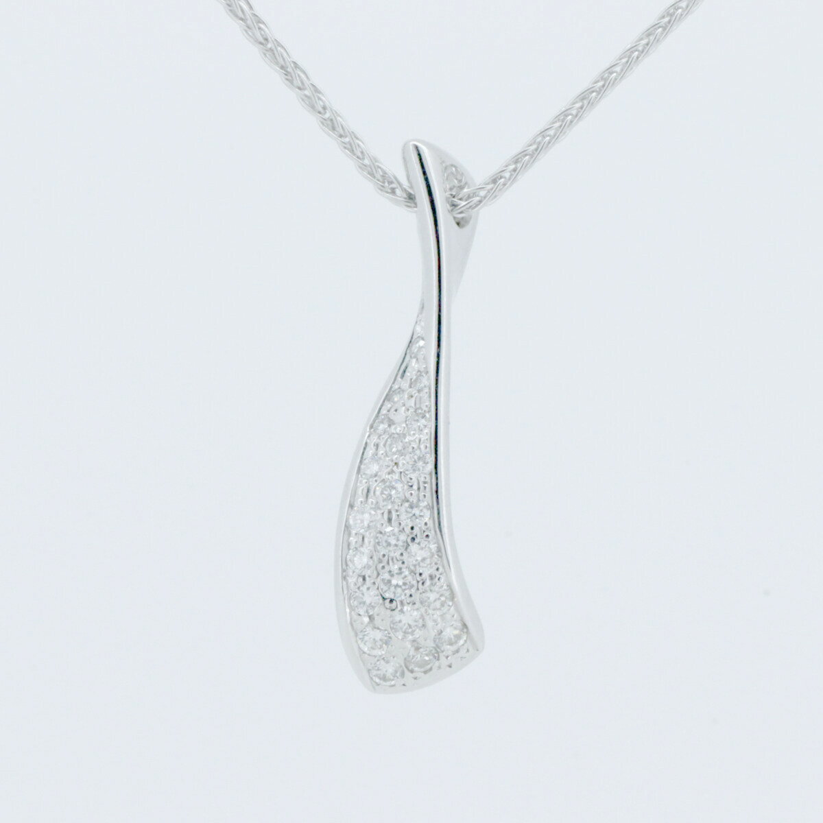 Rakuten - 【中古】 ヴァンドーム青山 ダイヤモンド ネックレス 0.22ct K18WG(18金 ホワイトゴールド) 質屋出品 【コンビニ受取対応商品】 ジュエリー