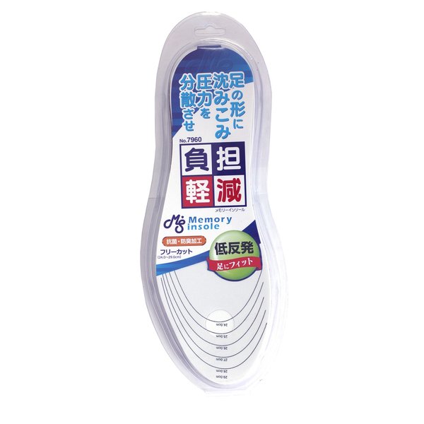 Rakuten - メモリーインソール 低反発 フリーサイズ(24.0〜29.0cm) No.7960 喜多