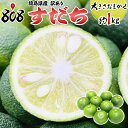 【送料別】【徳島県産】訳あり　すだち　家庭用　大きさお任せ　約1kg【2kg以上ご購入で送料無料！】 ...