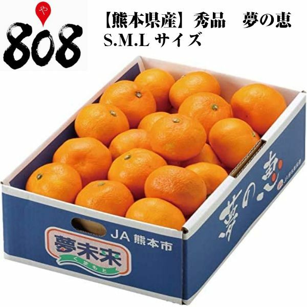 【送料無料】【熊本県産】秀品　夢の恵　S.M.Lサイズ　約4kg　糖度12度以上保証！(北海道沖縄別途送料加算)ゆめのめぐみ/夢のめぐみ/温州みかん/みかん/みかん/生みかん/ミカン/蜜柑/みかんジュース/柑橘/ジュース/激甘/絶品/柑橘/高糖度/グルメ/巣ごもり/ダイエット/