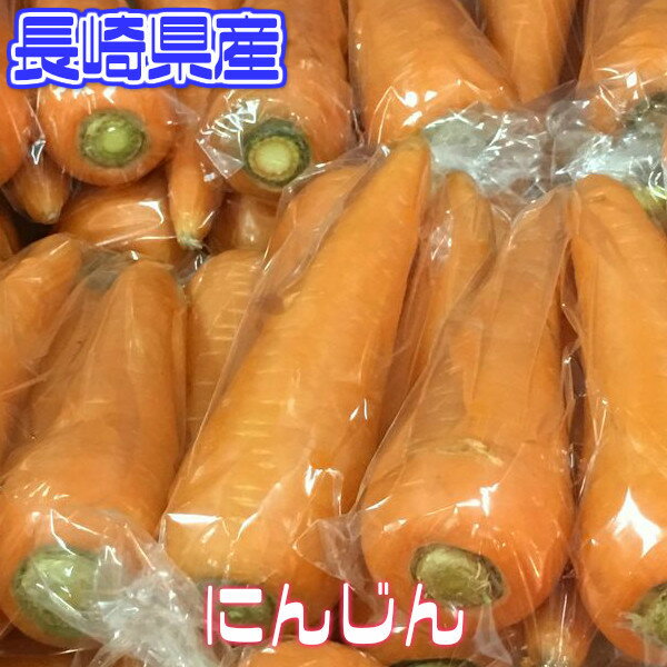 【送料別】【長崎県産】人参　1パック　約700g【野菜詰め合わせセットと同梱で送料...