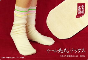 【2足バリューセット】絹&ウール先丸ソックス