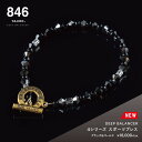 スポーツブレスレット 846YAJIRO-ヤジロ- 4シリーズブレスレット ブラック×ブラック 846ブレスレット リカバリー 疲労回復 体調管理 睡眠 健康 ...