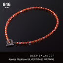 スポーツネックレス 846YAJIRO-ヤジロ- 4シリーズネックレス オレンジ 846ネックレス リカバリー 疲労回復 体調管理 睡眠 健康 ネックレス 磁気...