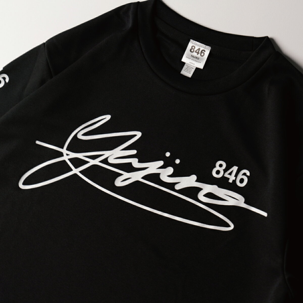 ���ݡ��ĥ����� Ĺµ ��� 846YAJIRO Dry Long T-shirt BLACK(Unisex) ���� t����� ����T �ڥȥ� �� �����ѥ����� ������ ®��T����� ���ݡ���ĹµT����� �ȥ졼�˥󥰥����� ���˥󥰥����� ������� t����� �۴� �ۿ� ®�� �ɥ饤 ��ǥ����� ��˥��å���