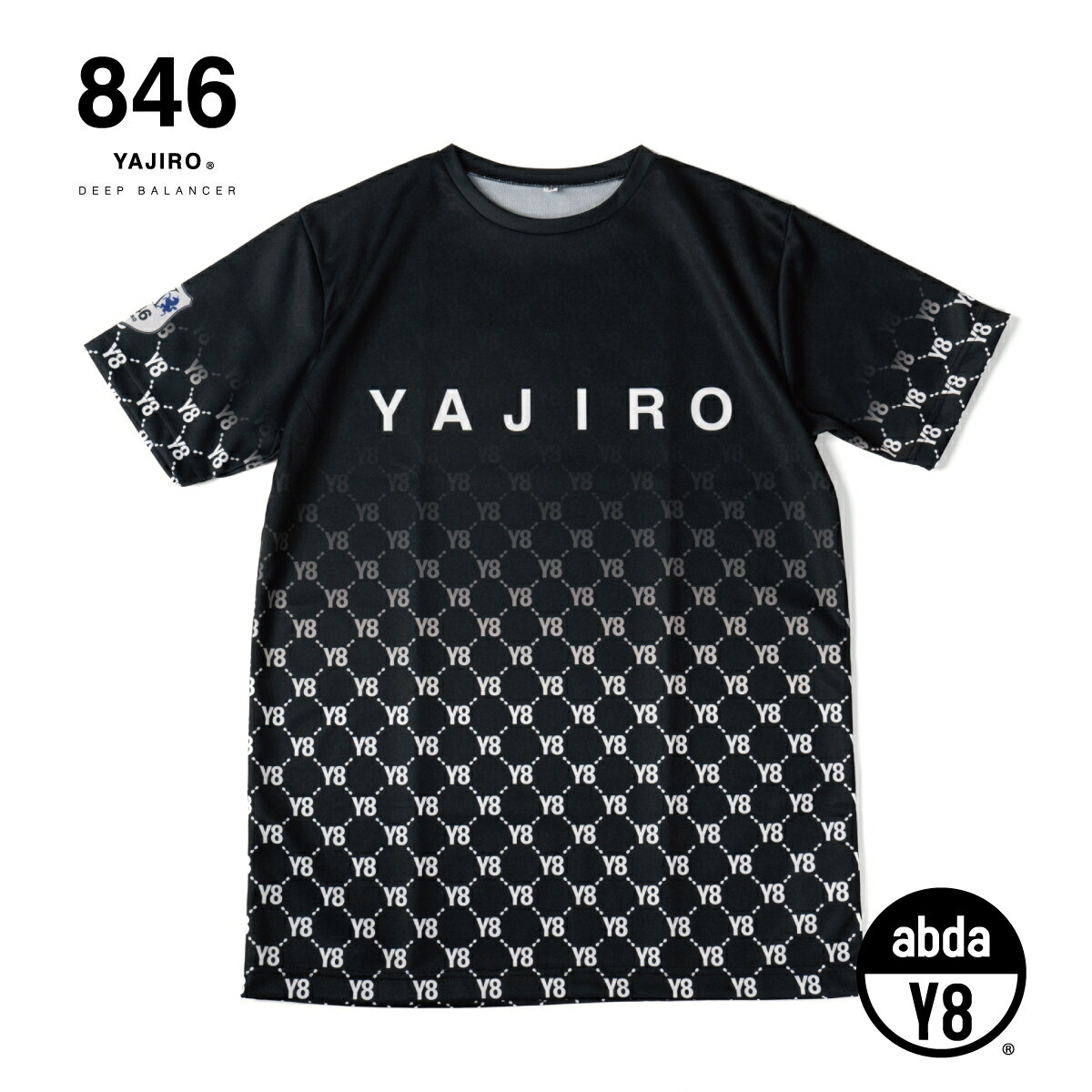 846 スポーツウェア HIGH-CLASS Monogram T-shirt (Unisex) tシャツ モノグラム デザイン トレーニングウェア ランニングウェア 半袖 オシャレ tシャツ 吸汗 吸水 速乾 スポーツウェア ドライ メンズ レディース ユニセックス 男女兼用 ブランドシャツ