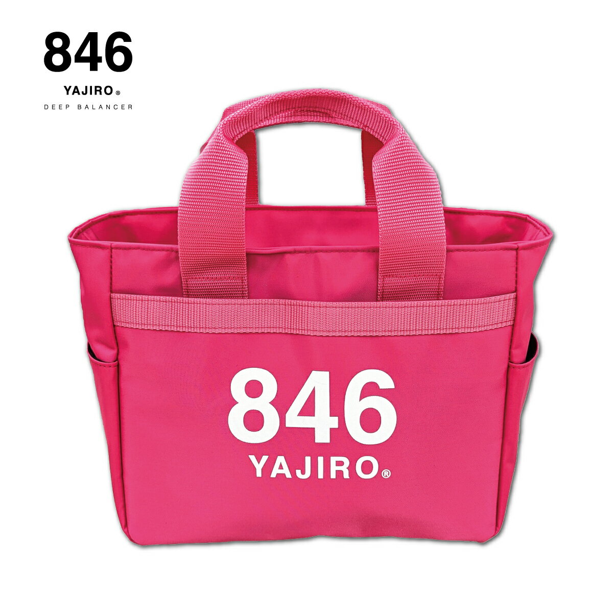 846バッグ Big Logo Cart Bag PINK カートバッグ ラウンドバッグ ゴルフ 防水 ナイロン ミニバック オシャレ メンズ レディース スポーツ アウトドア バッグ ブランドバッグ